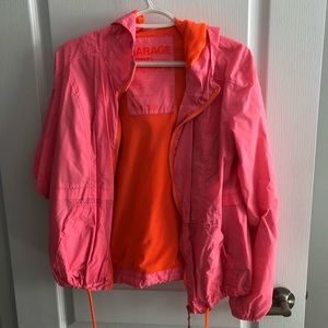 Garage | Hot Pink & Orange Windbreaker